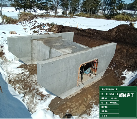 富士戸川改修工事